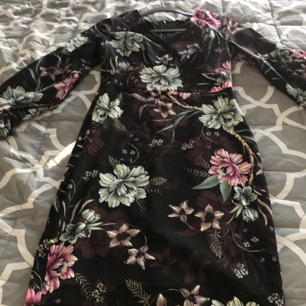 Badgley Mischka Floral dress